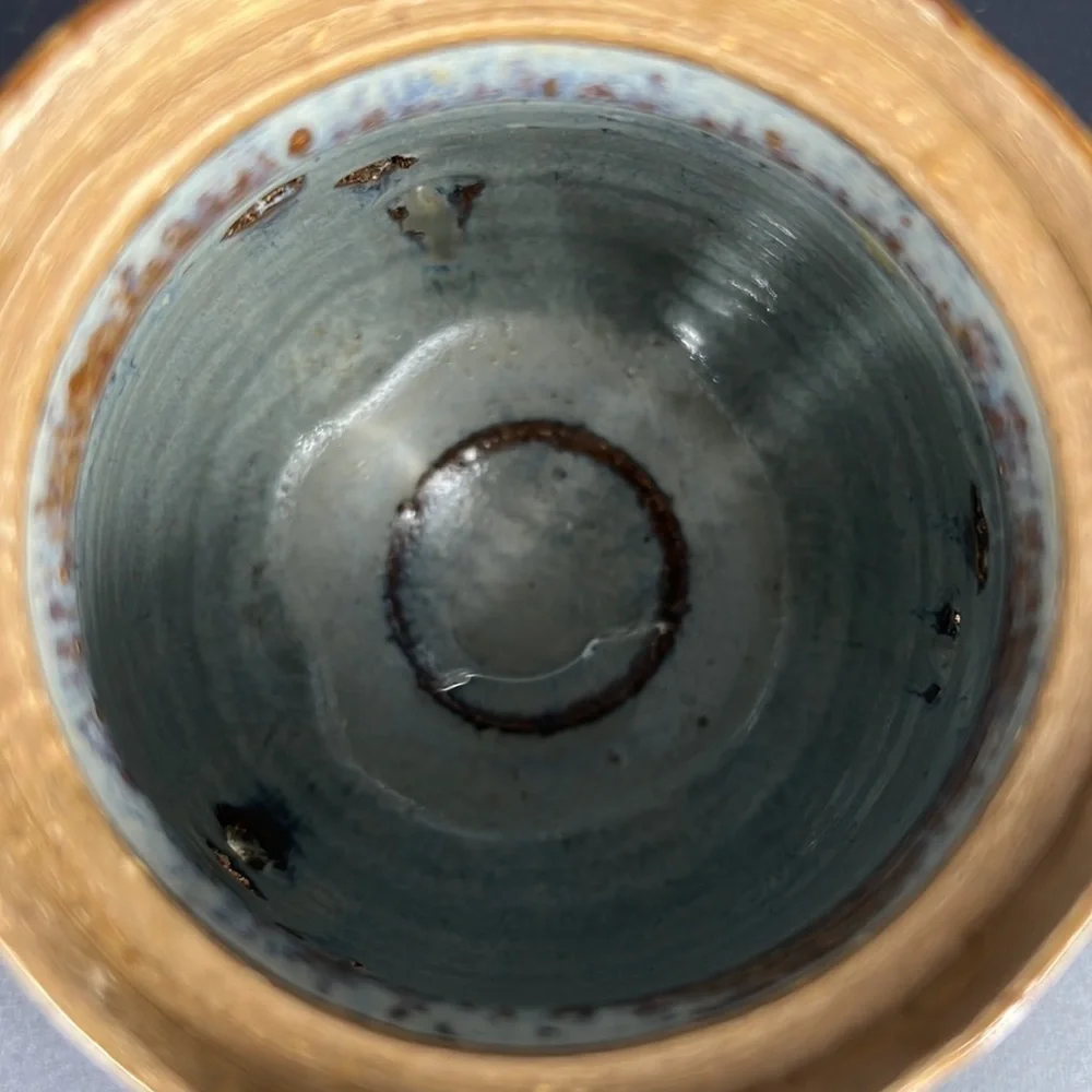 Studio Pottery Garlic Keeper